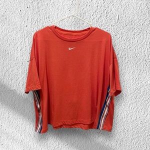Nike Pro Dri-Fit Red Crop Top XL